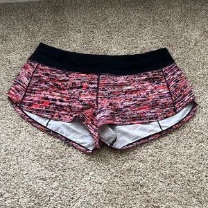 Lululemon speed up short mid rise lined short 2.5 inch